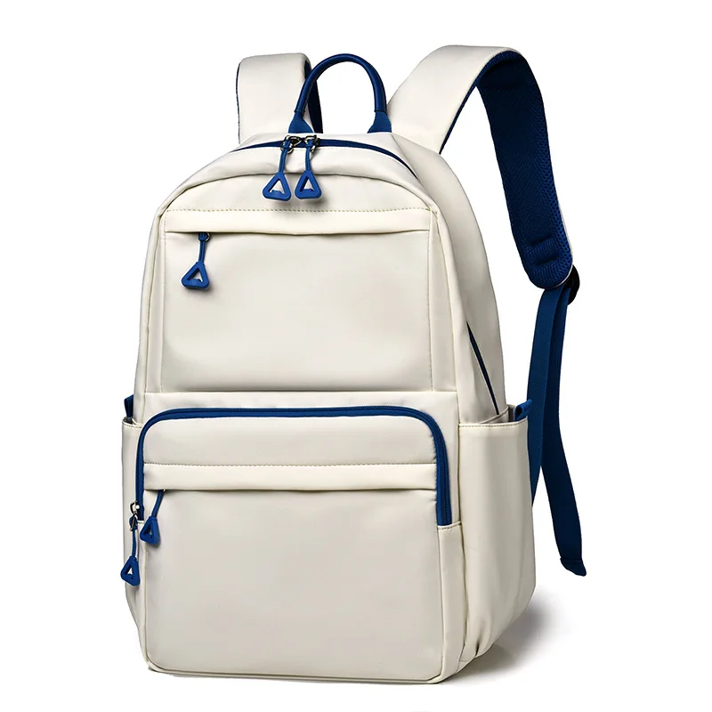 

Simple Men's Backpack Oxford Waterproof School Bags Business Computer Bag Leisure Travel Backpack High School Student Bookbag