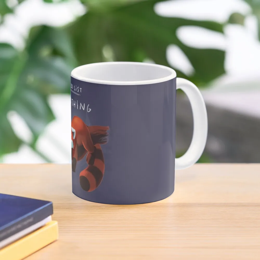 

Red Panda Day - to Do List Nothing - Cute Fluffy Animal - Procrastinate Coffee Mug