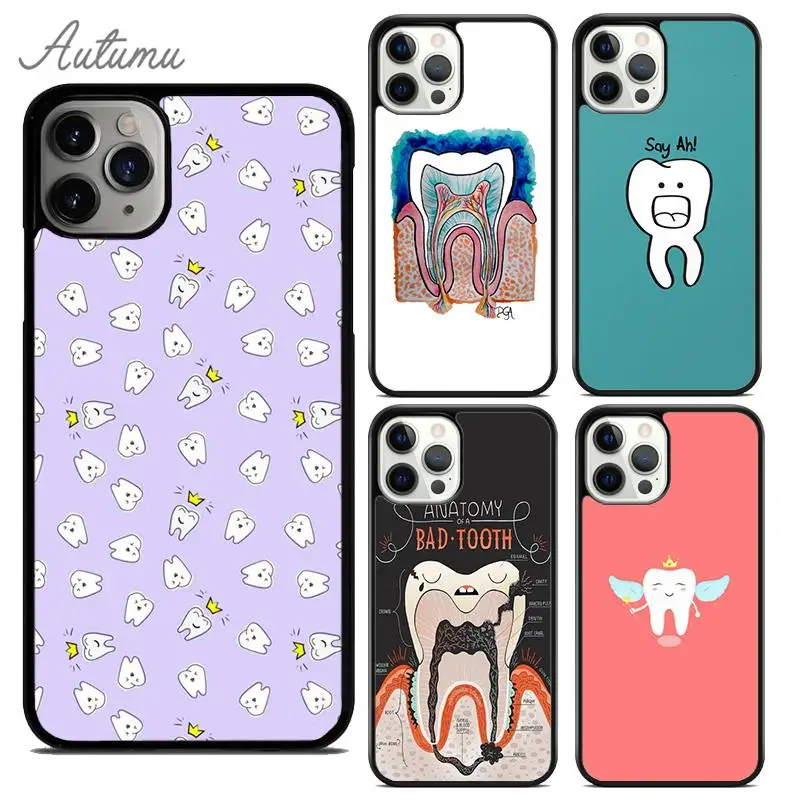 Dental Definitions Tooth Phone Case for iPhone 15 16 SE2020 11 12 13 14 Pro Max mini 6 7 8 Plus Cover coque Fundas Shell