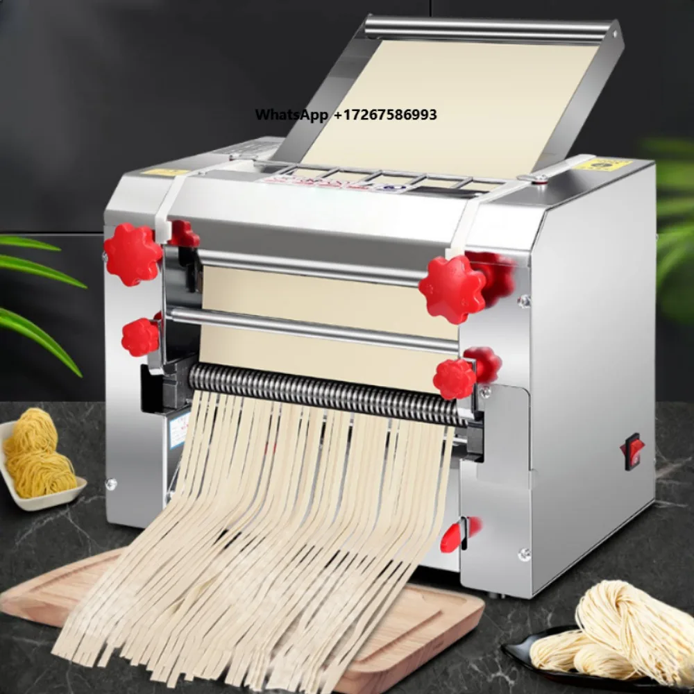 All One Noodles Making Automatic Noodle Cutter Machine Bearing 30kg/h Capacity for Spaghetti Fettuccini Lasagna (Clamp Included)