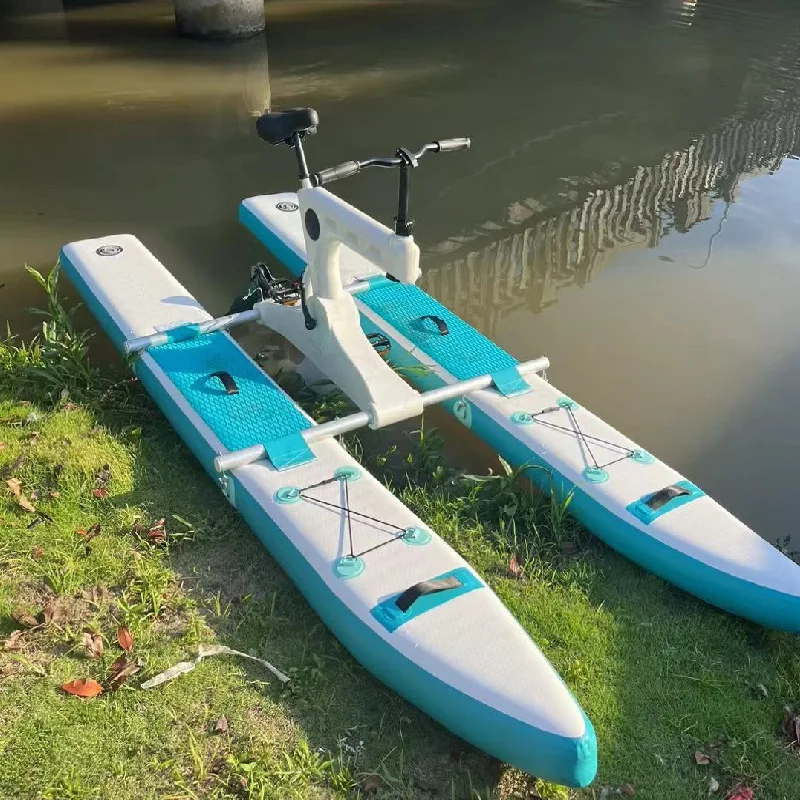 SUP inflatable water bicycle pedal system pump inflatable paddle board floating board factory