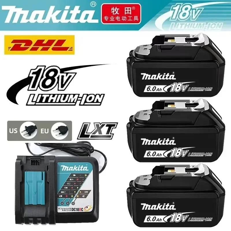 

Оригинальный аккумулятор Makita BL1860, 18 В, 6 Ач, электроинструменты, литий-ионная замена LXT BL1850 BL1840, для отвертки с BMS TPCELL