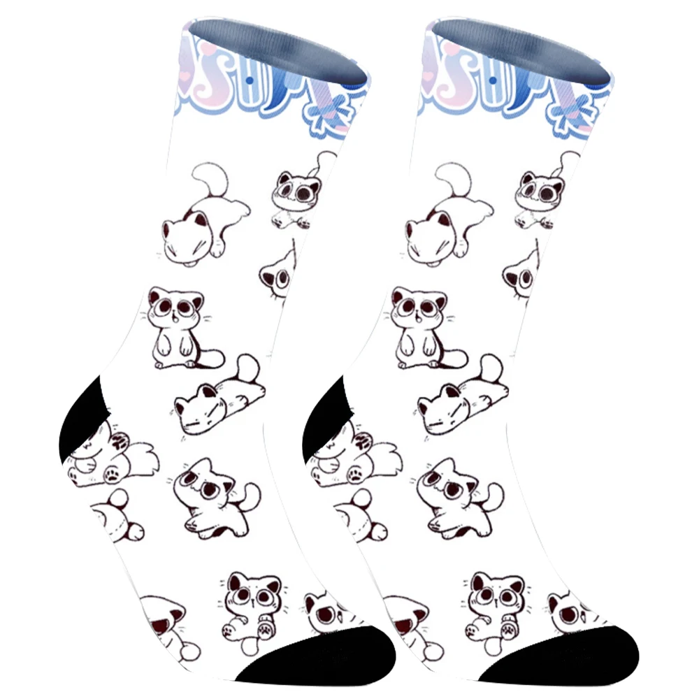 2024 New Printed socks Quality Combed Socks Pattern Funny Happy Socks Novelty Skateboard Casual Crazy Socks