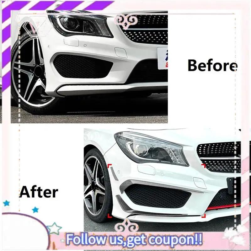

Простой в использовании для Mercedes Benz CLA Class C117 AMG Line 2013-2015, передний бампер, разделитель губ, спойлер, диффузор, накладка