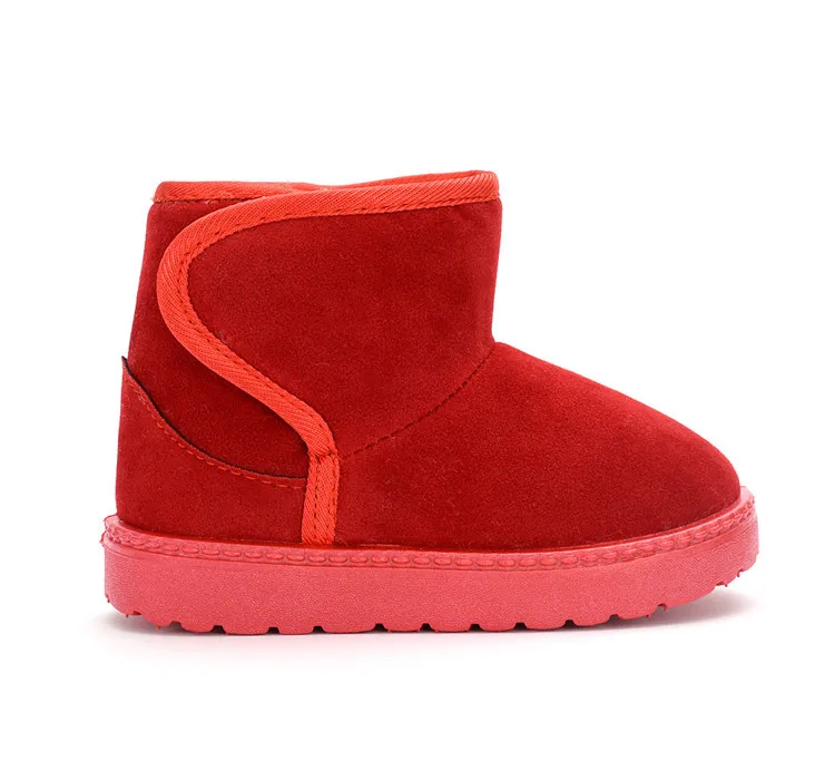 Neue Winterstiefel für Jungen und Mädchen mit Gummisohle, rutschfeste, weiche Sohle, warme, kurze Stiefel, Baumwollschuhe für Babys und Kinder, geeignet für den Außenbereich und den Alltag. – Detail 12