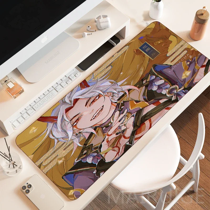 

Лидер продаж, коврик для мыши Genshin Impact Gamer, ковер, коврик для мыши Arataki Itto, клавиатура XXL, игровые аксессуары, настольный коврик, большой коврик для мыши