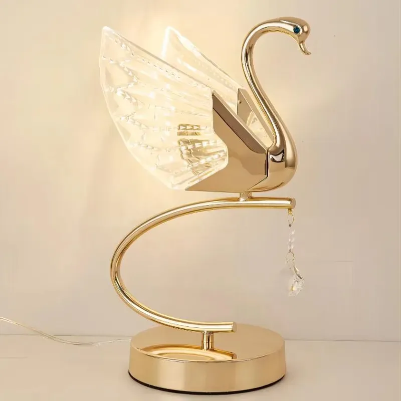 Modern LED Night Light Gold Touch Control Dimmable Warm Bedside Lamp Home Decoration Desk Lamp with 3 Year Warranty