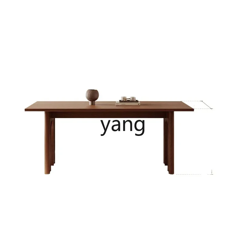 

L'm'm solid wood dining table wabi wind dining table rectangular wooden table