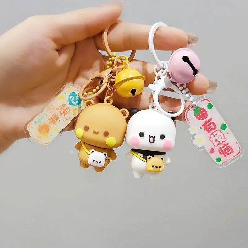 

2026 Cute Panda Bubu And Yier Keychain，Graduation Season Gifts Bubu And Dudu Exquisite Backpack Pendant Keychain