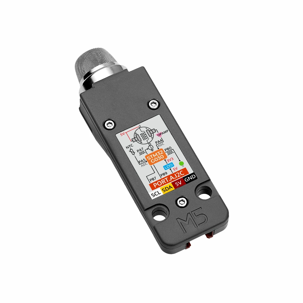 ชุดตรวจจับก๊าซ MQ-5 ของ M5Stack (STM32G030)