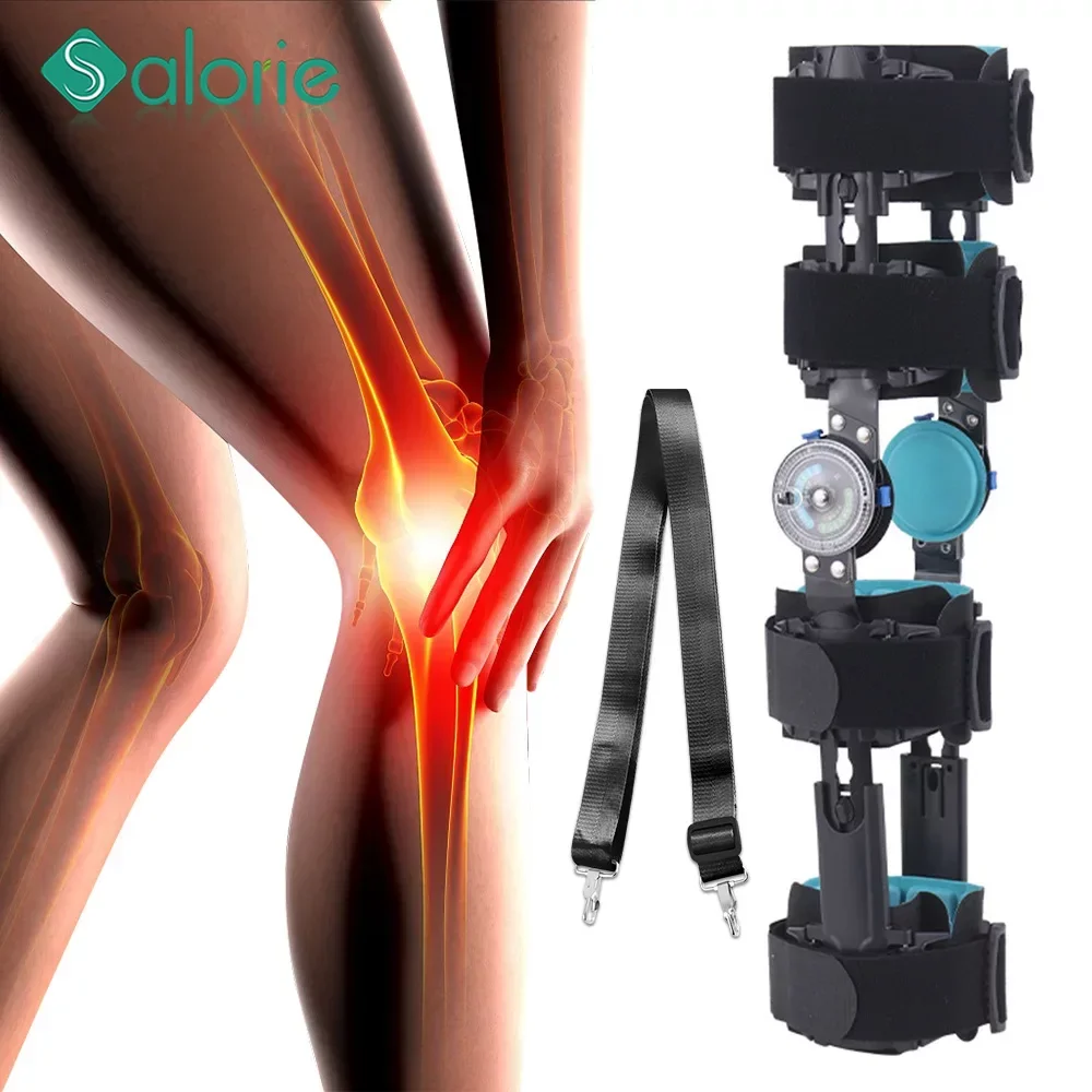 

Adjustable Knee Brace Ankle Fixing Supporter Knee Joint Fixation Brace, Ligament Strain Orthosis, Meniscus Rehabilitation Kit