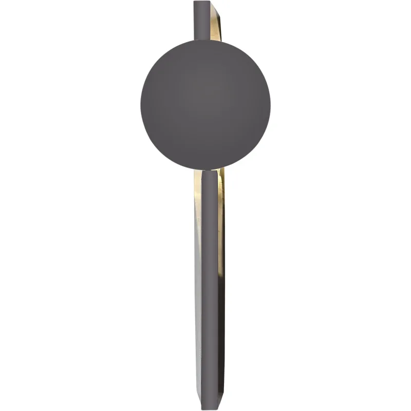 

Corrugated stainless steel rotating living room wall lamp designer background wall hotel bedroom aisle wall la