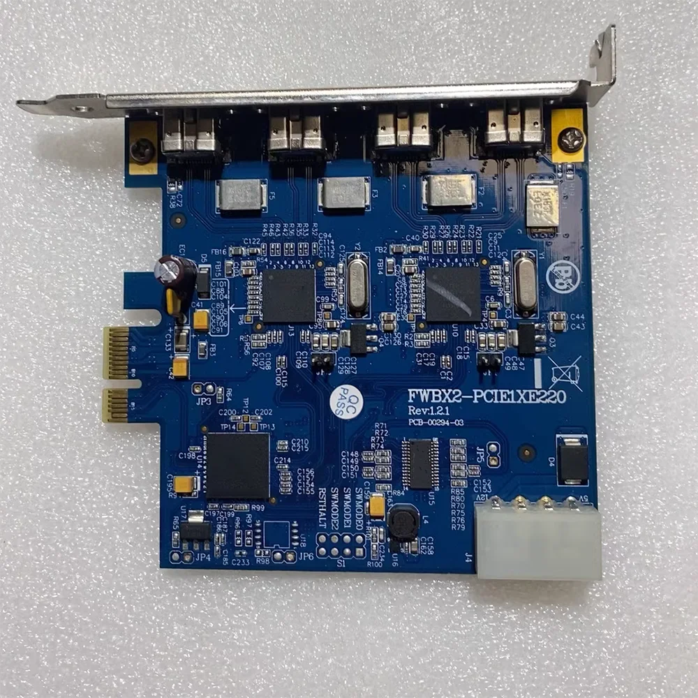 Industrial Control 4 Channel Image Capture Card FWBX2-PCIE1XE220 PCB-00294-03