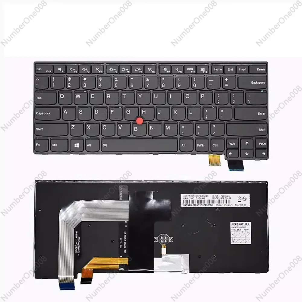 

New keyboard with Backlit For Lenovo Thinkpad 13 S2 2nd T460S T470S T460P T470P 01EN682 01EN723 US