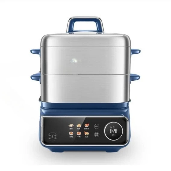 متعددة الوظائف المنزلية ثلاث طبقات الفولاذ المقاوم للصدأ الطبخ الحساء صندوق بخاري متكامل متعدد الوظائف