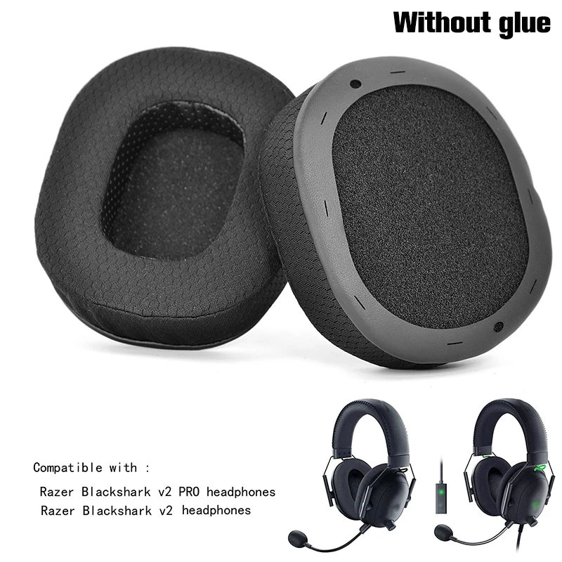 Replacement Ear Pads Cushions Replacement Compatible with Razer BlackShark V2 Pro / V2X Wireless Gaming Headset