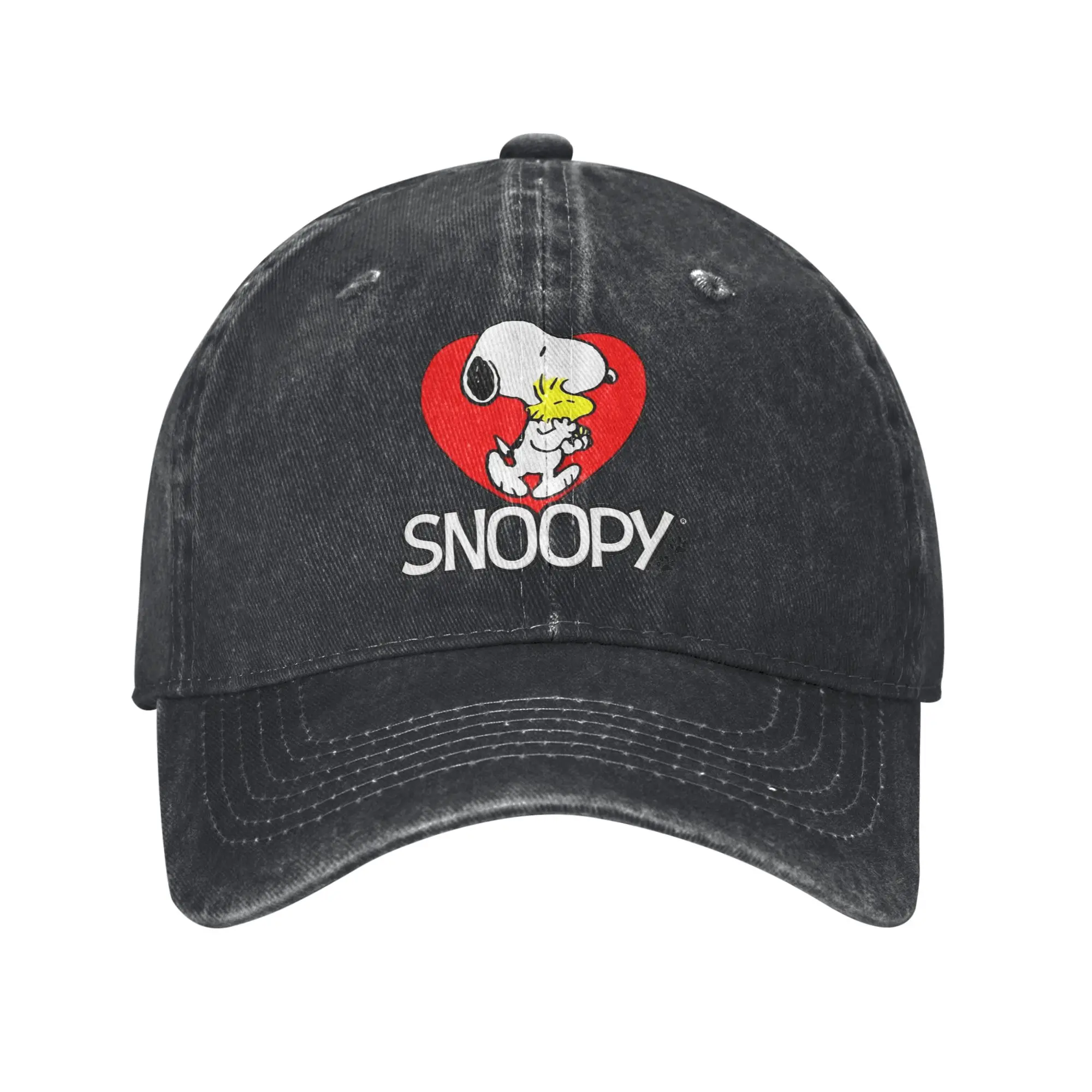 Snoopys Cartoon-Hund-Trucker-Hüte, Merchandise für Unisex-Baseballkappen, Vintage Wear Snapback Caps, verstellbar