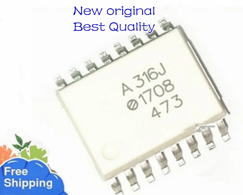 

10PCS/LOT HCPL-316J HCPL316J A316J SOP16 New Original In Stock