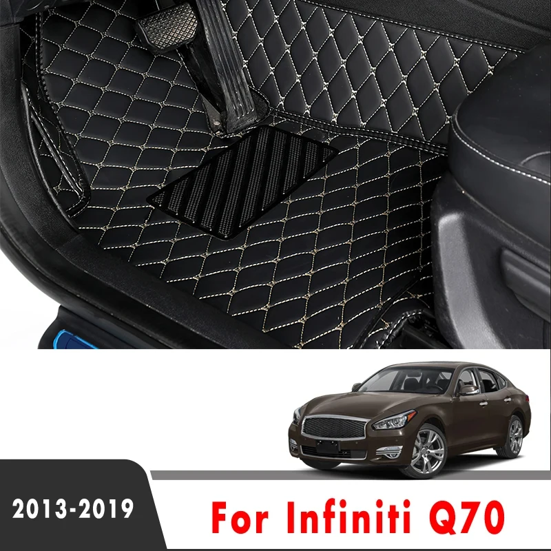 Tappetini Auto per Infiniti Q70 2019 2018 2017 2016 2015 2014 2013 tappeti impermeabili accessori interni personalizzati tappeto per piedi Auto