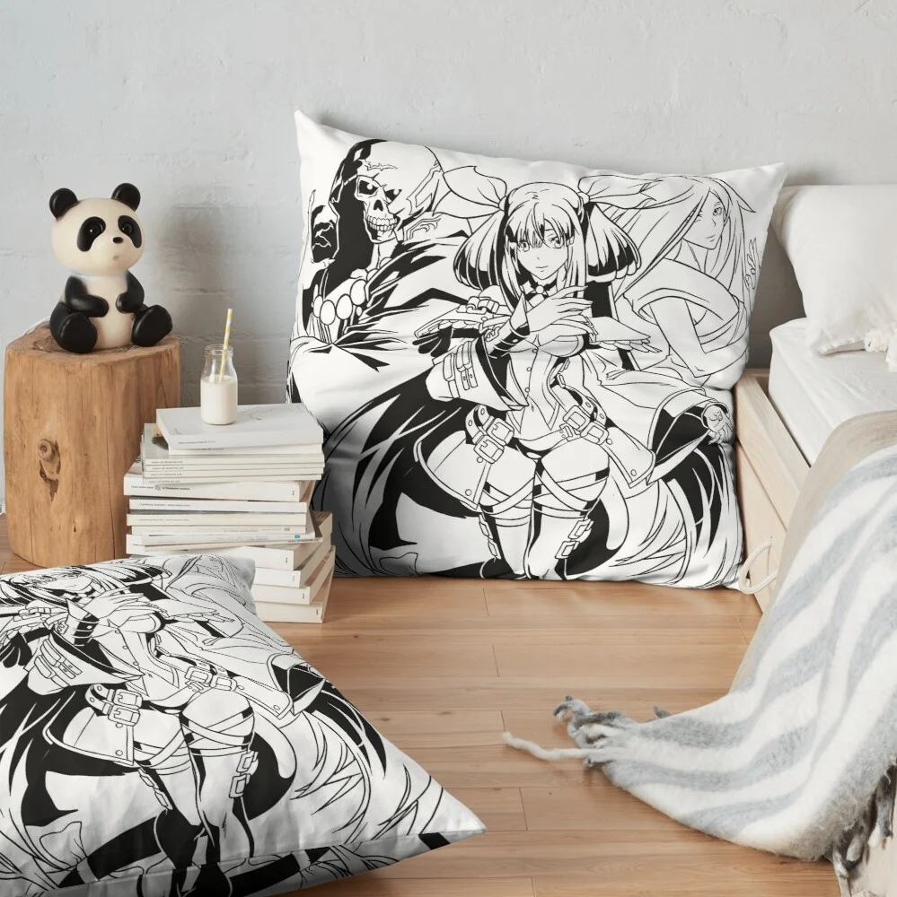 Guilty Gear Guilty Warrior Pattern Square Pillow Case Sofa Decorative Throw Pillow Cushion Cover Home Accessories