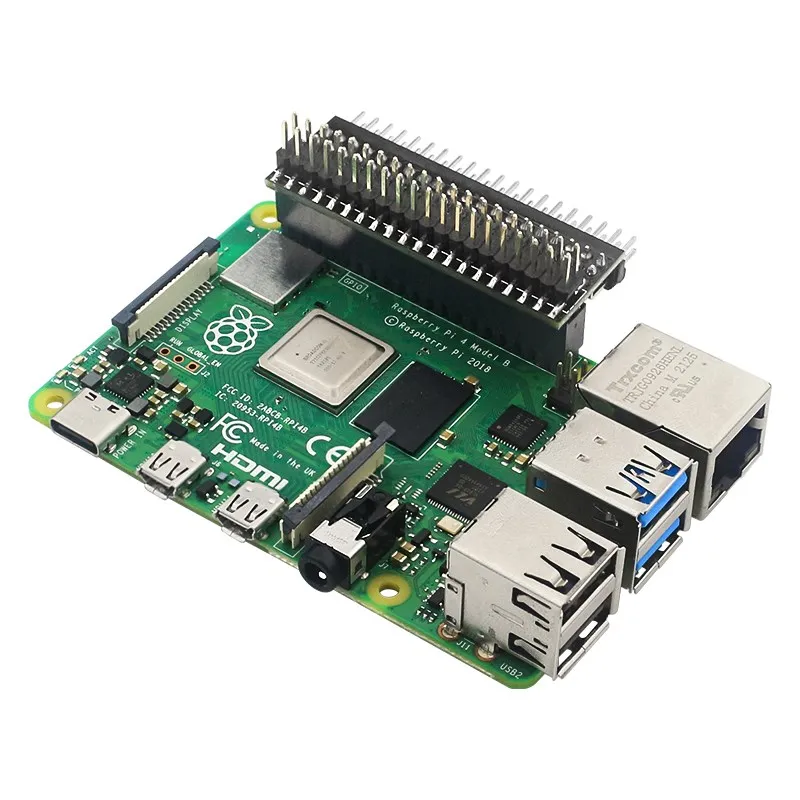 GPIO Edge Nối Dài Đầu Cho Raspberry Pi 40 Pin Đôi Hàng Góc GPIO Edge Nối Dài Cổng Kết Nối Cho Pi 4B 3B + 3B Bằng Không