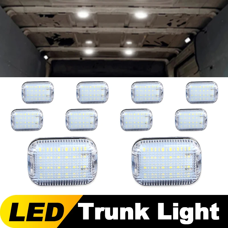 10PC For Ford Transit-150 250 350 HD 2015-2024 LED Interior Cargo Dome Light For Ford Transit Connect 2014-2023 Custom 2015-2023