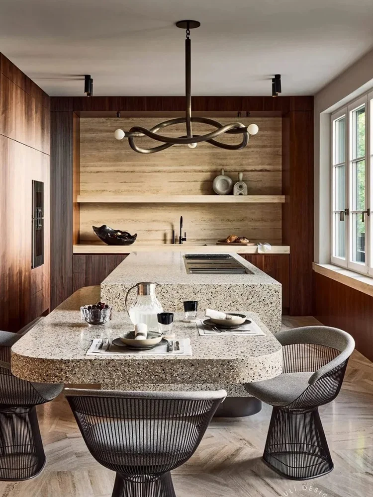 Italy 2026 New Modern Design Chandeliers Textured Understated Luxury Home Decoration LED E27 Dimmable Lightings For Dining Room