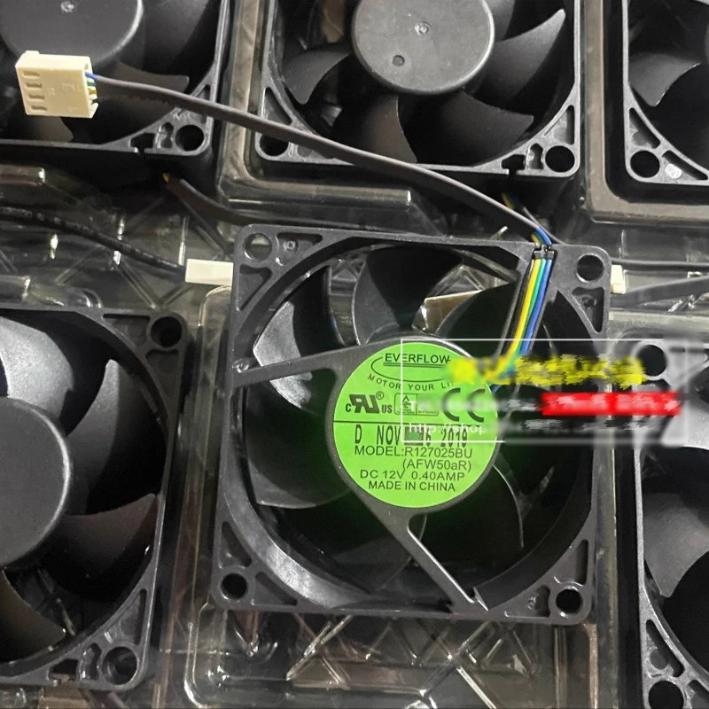 

Free shipping, brand new R127025BU 7025 12V 0.40A four wire ball cooling fan