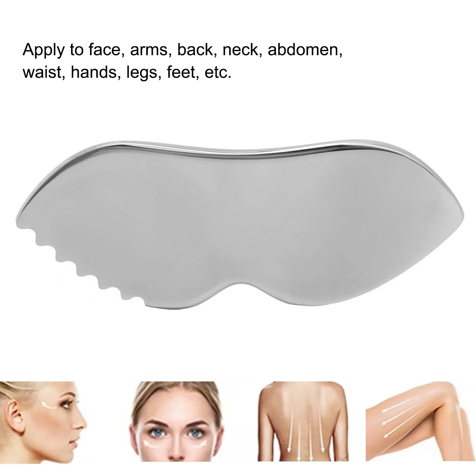 Gua Sha Tool Gua Sha Massagebord Gladdere oppervlakken Ergonomisch ontwerp Comfortabele grip Licht draagbaar voor lichaamsverzorging