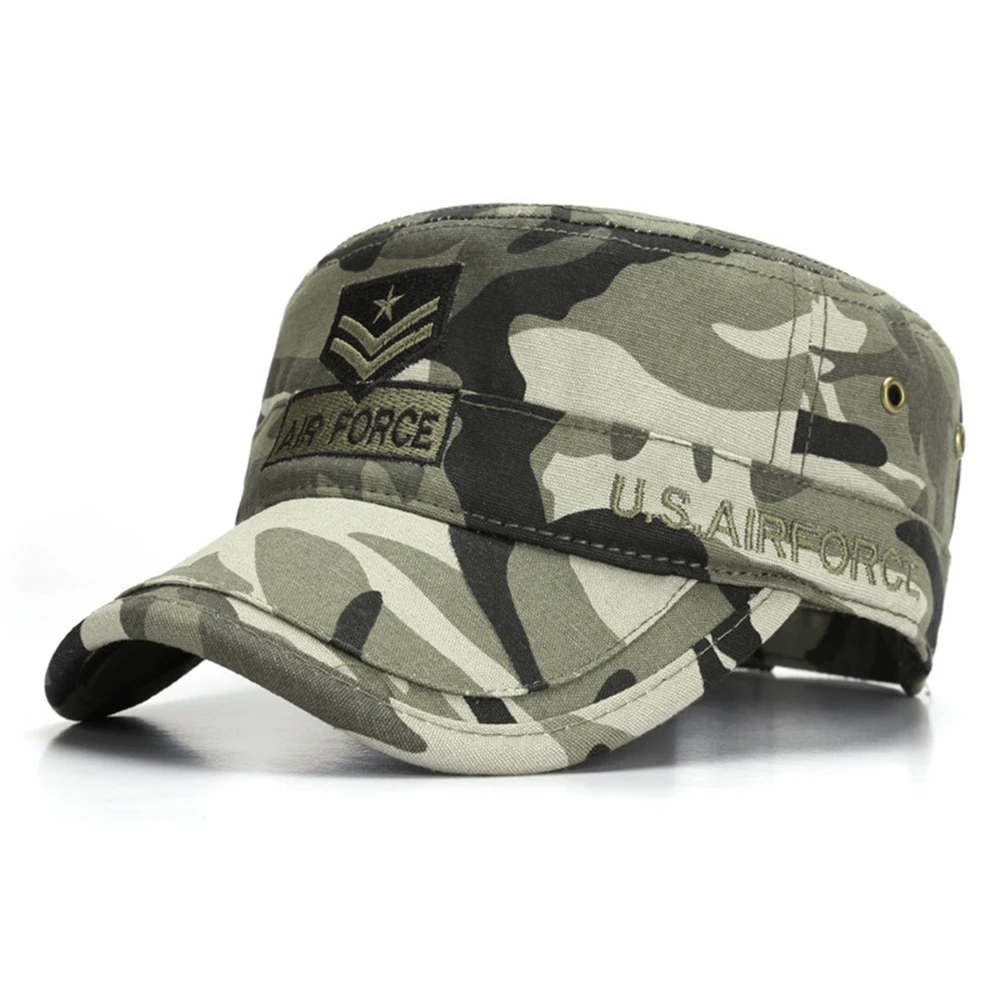 Camouflage Baseball Cap Hip Hop Hat Hunting Outdoor Men Women Sports And Leisure Flat Shade Snapback Cap