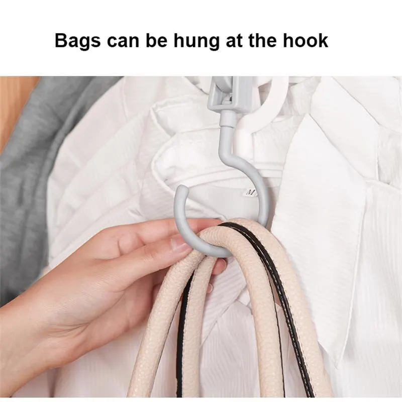 1 pz Nine Hole Magic Hanger creativo Multi Functional Hanger Household Internet popolare Magic Storage artefatto