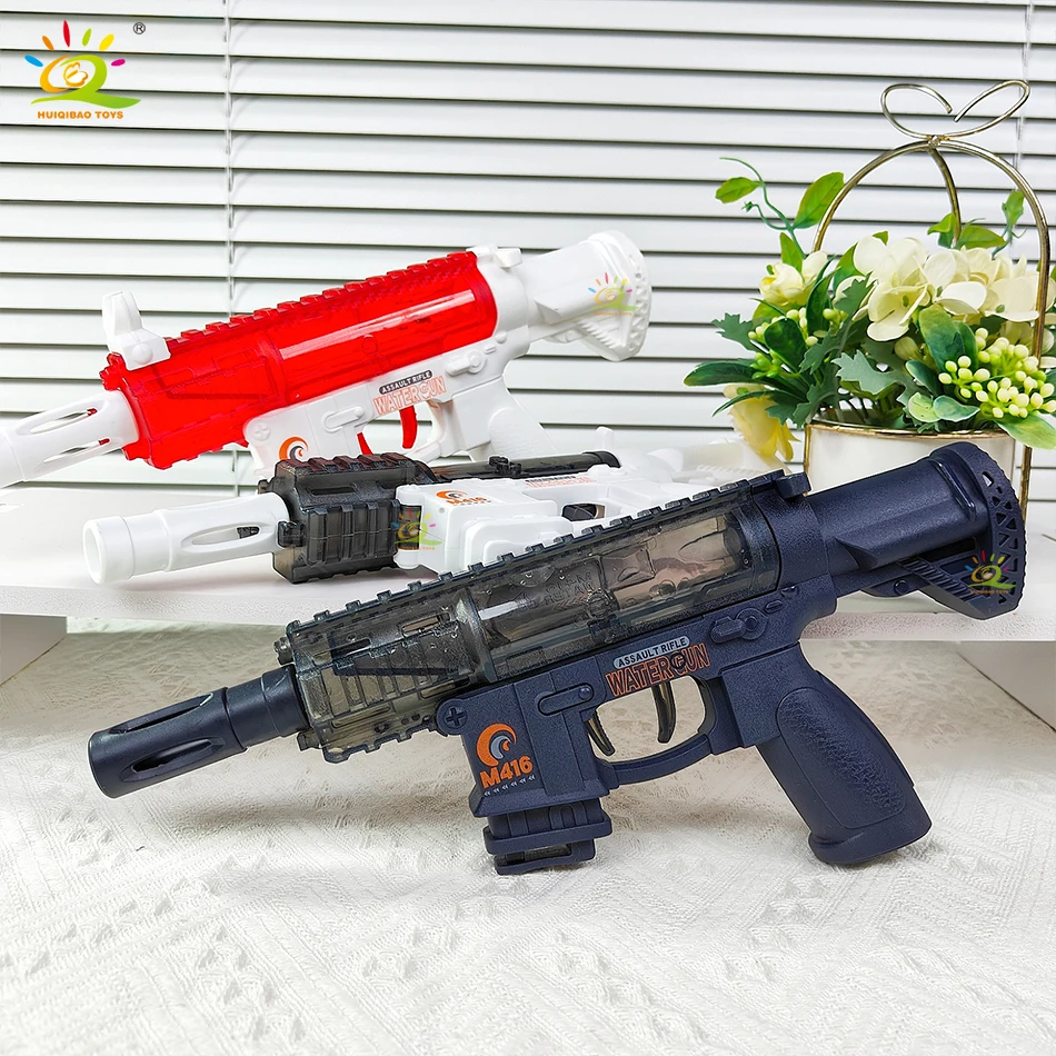 

Manual repeating water gun simulator launcher summer outdoor seaside beach pool party water fight against toys adult children