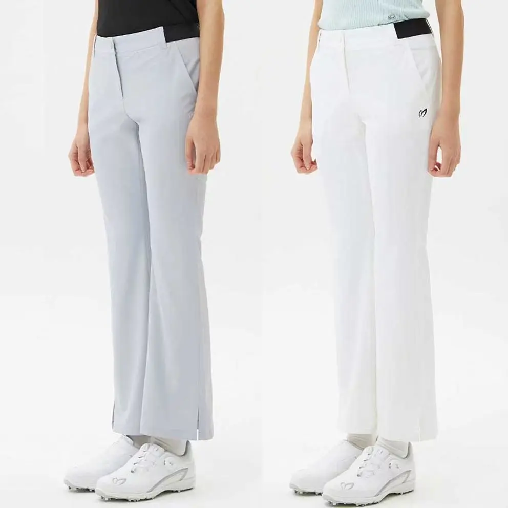 

Women's Solid Color Straight-Leg Golf Pants Simple, Stretchy, Breathable, Versatile Slightly Flared Pants
