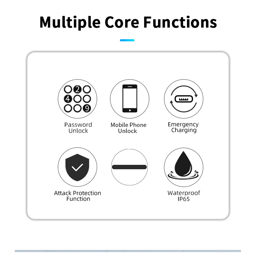 Ttlock/tuya-インテリジェントキー収納ボックス,ipx5,防水,動的パスワード,合金ボックス,Bluetoothリモコン