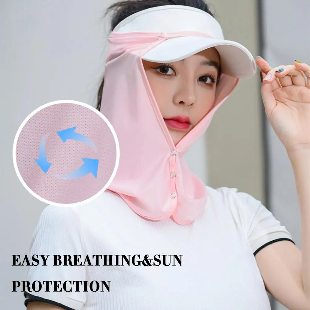 

Face Summer Outdoor Cap Mask For Women Face Scarves For Men Sunscreen Veil Sunscreen Mask Anti-uv Face Cover Face Scarf S6X2