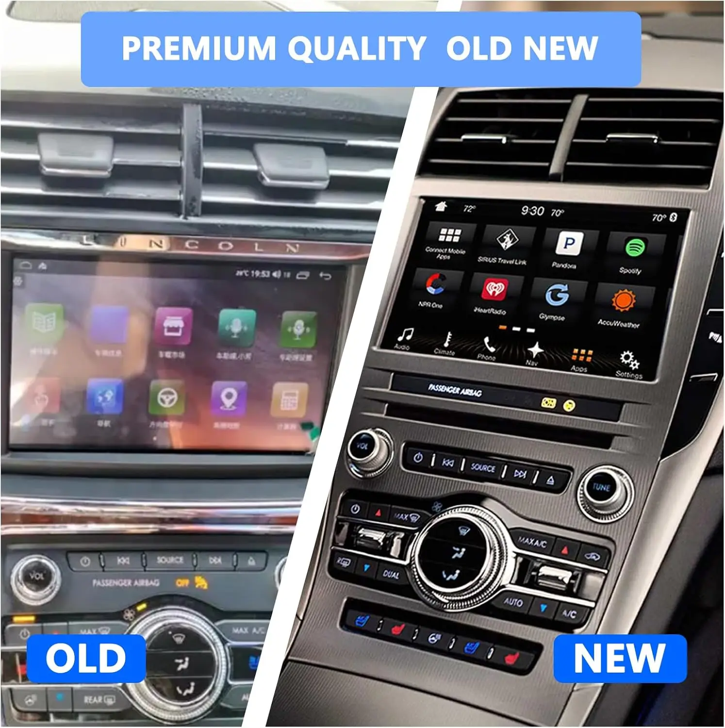 8' Sync 3 Radio Navigation Touchscreen Display für Ford Lincoln Radio 2016-2020 GL3T-18B955-SB