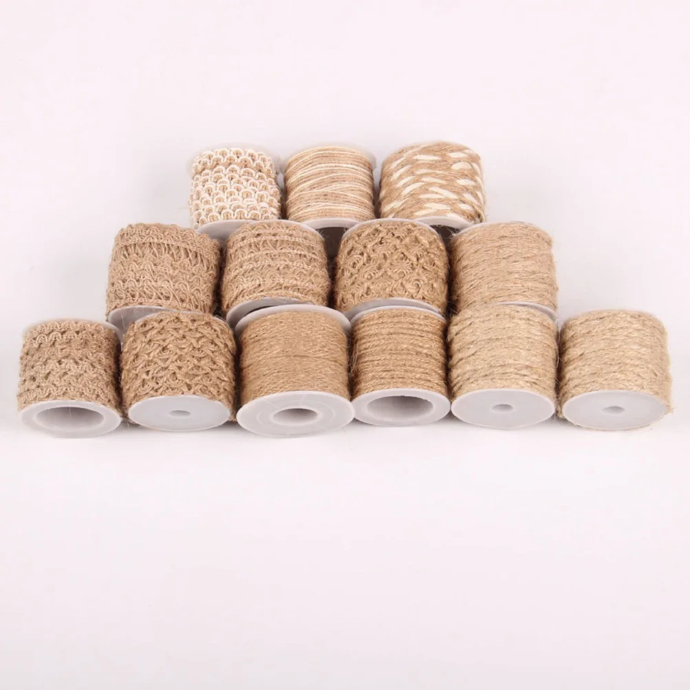 

5M Jute Ribbon Friendly Craft Burlap Twine Garland Decoration Durable Flexible Safe Non Toxic Handmade Art Lessons