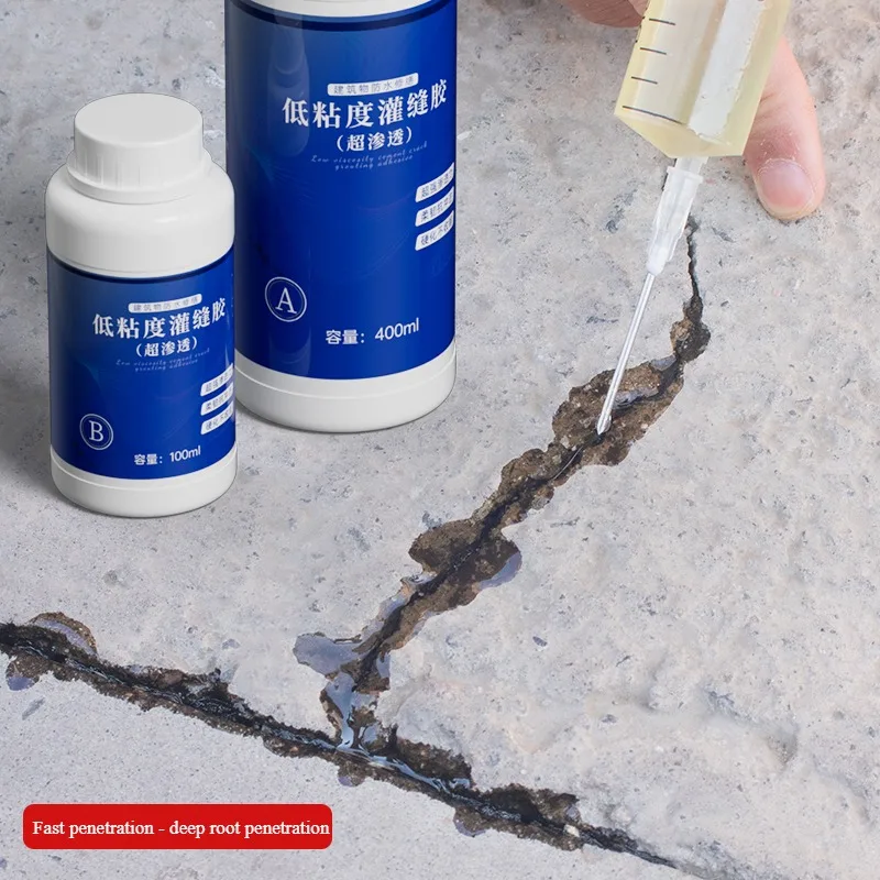

for Wall and Floor Cracks Waterproof Repair Sealant fo Low Viscosity Caulking Adhesive Quick-drying Anti-crack Caulking Adhesive