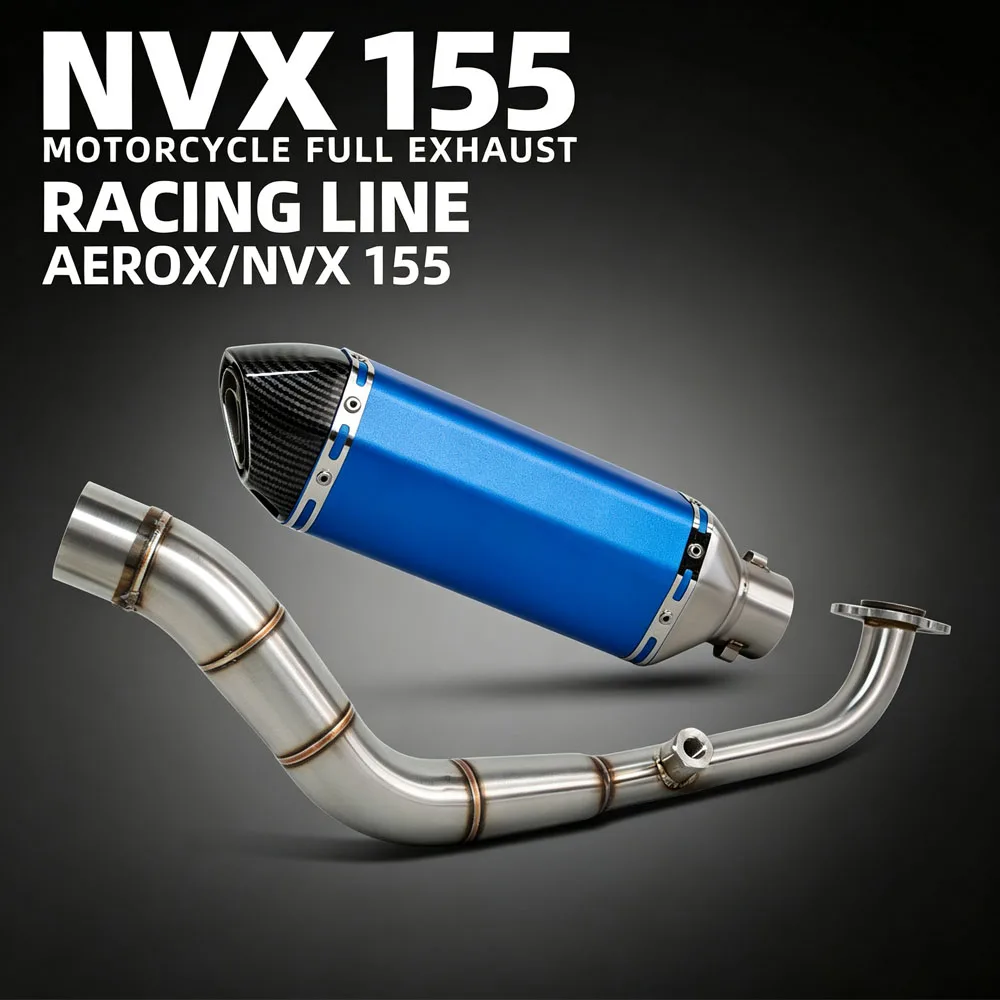 systeme-d'echappement-aerox-pour-yamaha-nvx-aerox-155-nvx155-2020-26-collecteur-d'echappement-de-moto-tuyau-de-370-mm-silencieux-avec-db-killer