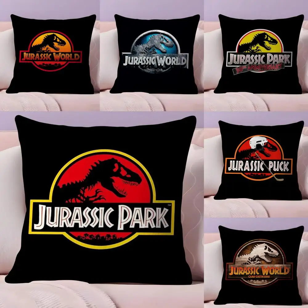 

Чехол для подушки J-Jurassic World из плюшевой ткани, мягкий, с двусторонним принтом, наволочка для дивана, нелиняющий, для домашнего декора, подарок