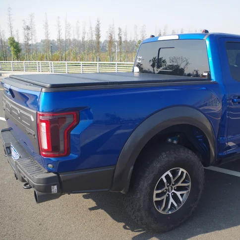 Aluminium Tri-Fold Hard Tonneau Bed Cover for Ford F-150 Raptor