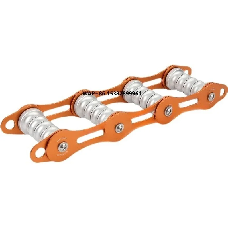 

Легкий алюминиевый защитный кожух для веревки с 4 слотами и роликом для альпинизма и активного отдыха