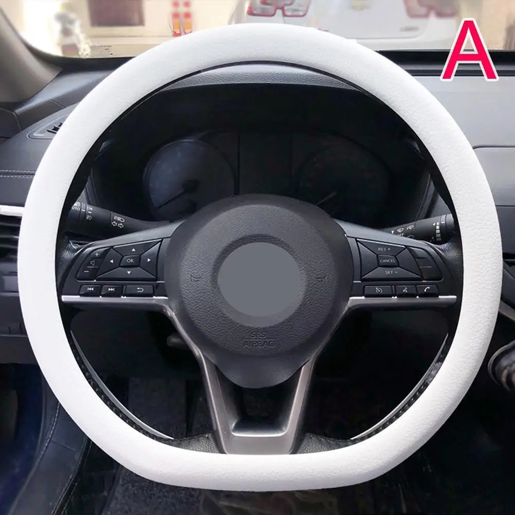 19-farbige Auto-Lenkradabdeckung aus Silikon für Sommermode, schweißabsorbierend, rutschfeste Griffabdeckung, allgemeine DIY-Teile – Detail 24