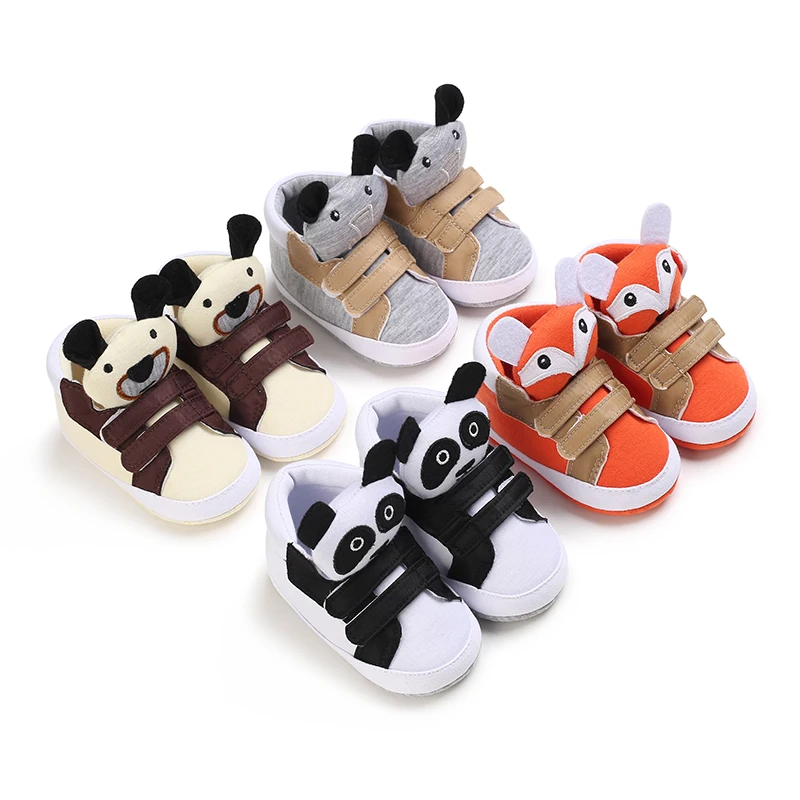 Baby Walking Shoes Winter Warm Boots Cute Animal Pattern Baby Boys And Girls' Birthday Baptism Shoes