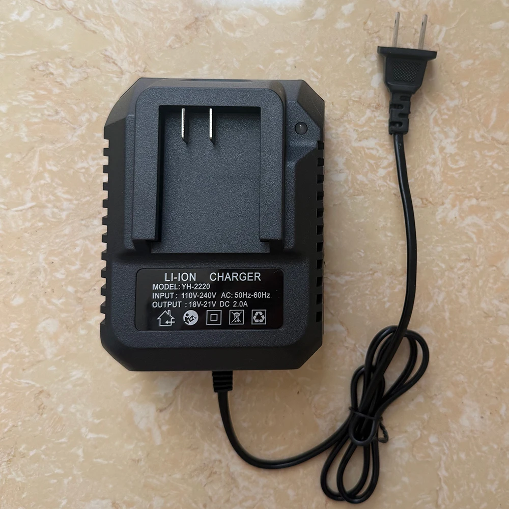 

18v-21v 0.5A LI-ION battery charger Power Adapter black Charger Cup for cordless drills ship bolt tightening machines