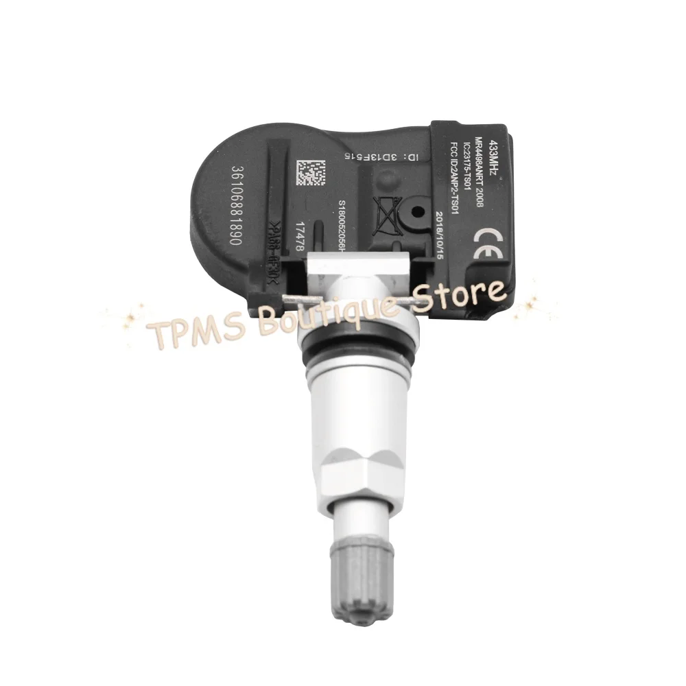 4 قطعة 433 ميجا هرتز 36106856209 نظام مراقبة ضغط الإطارات مستشعر TPMS لسيارات BMW 4-Series Gran Coupe 3-Series GT 2-Series i3 i8 X6 X5