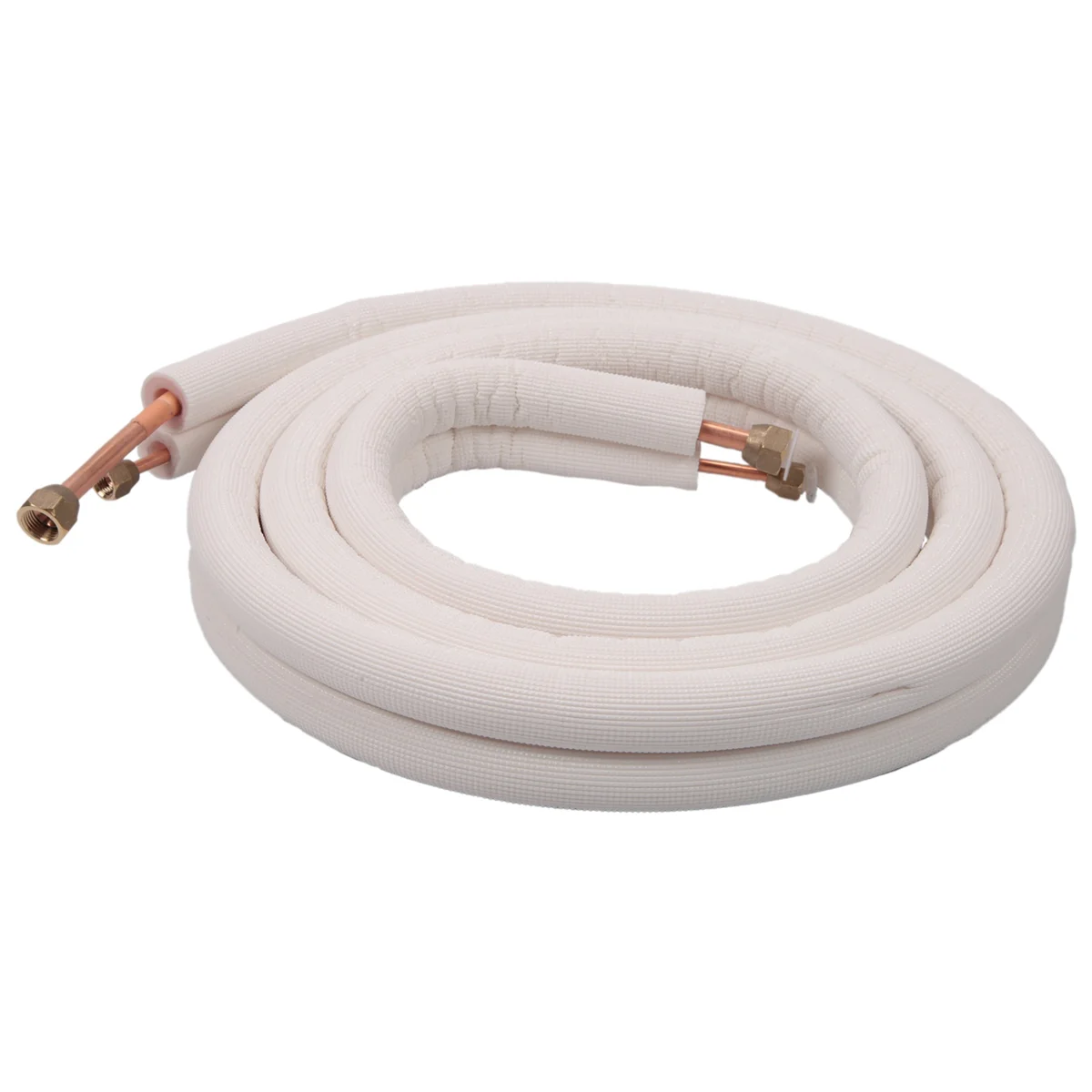 L71A3Meter Air Conditioner Pair Coil Tube 1/4In 3/8In Insulated Aluminum Wire Set Air Conditioner Parts Refrigerant Tube