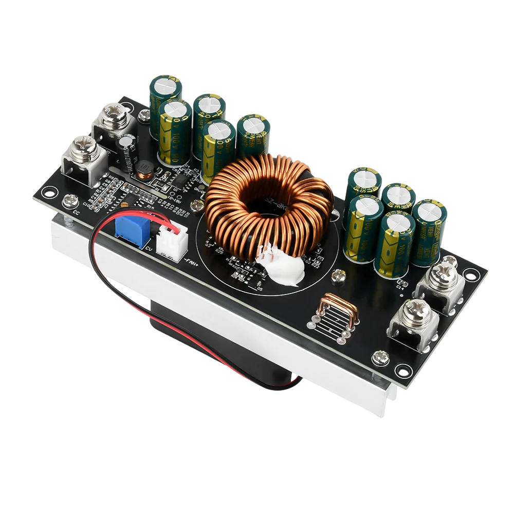 800W 25A/1200W 30A/1500W 50A DC-DC Step Down / Step Up Buck Converter Module DC15V-90V to DC2.5V-72V Adjustable Voltage Charger