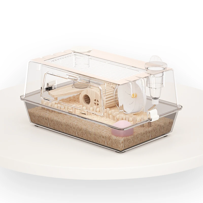 

Cheap large acrylic transparent luxury hamster cage pink jaula para hamster cage for cheap hamster kandang lng gaiola cage