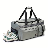 Women's Nylon Travel Sports Backpack - Large Capacity Gym Bag with Wet-Dry Compartment for Short Trips Outdoor Activities